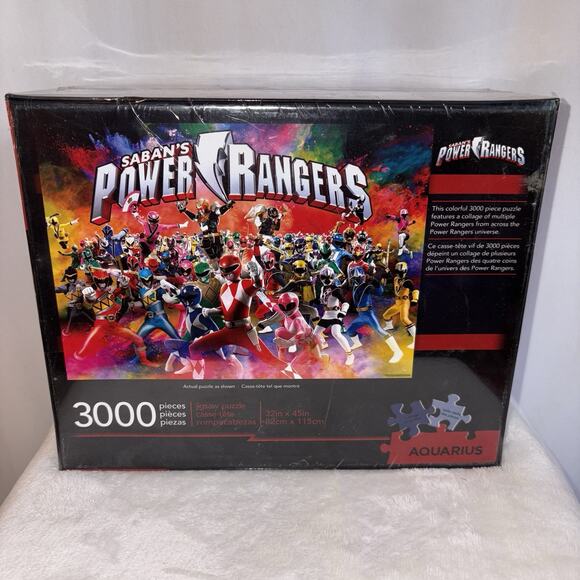 Aquarius Saban's Power Rangers Jigsaw Puzzle 3000 Pieces 32"x45" 2018 NEW - Picture 4 of 7